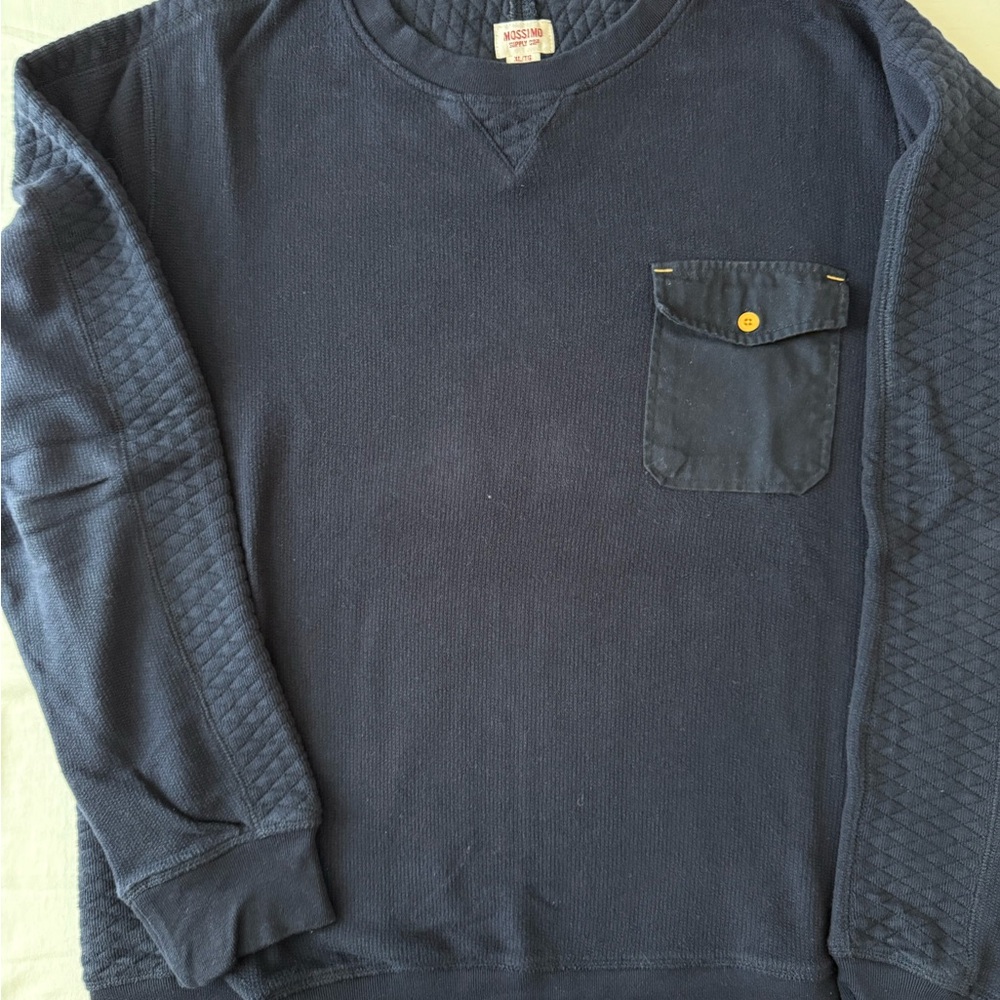 Mossimo Supply Co. Men's Dark Blue Crewneck Sweater